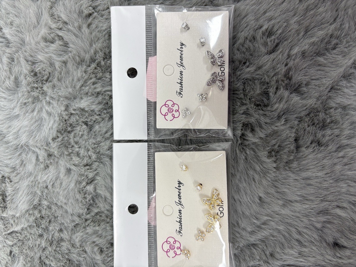 SET PENDIENTE MARIPOSA