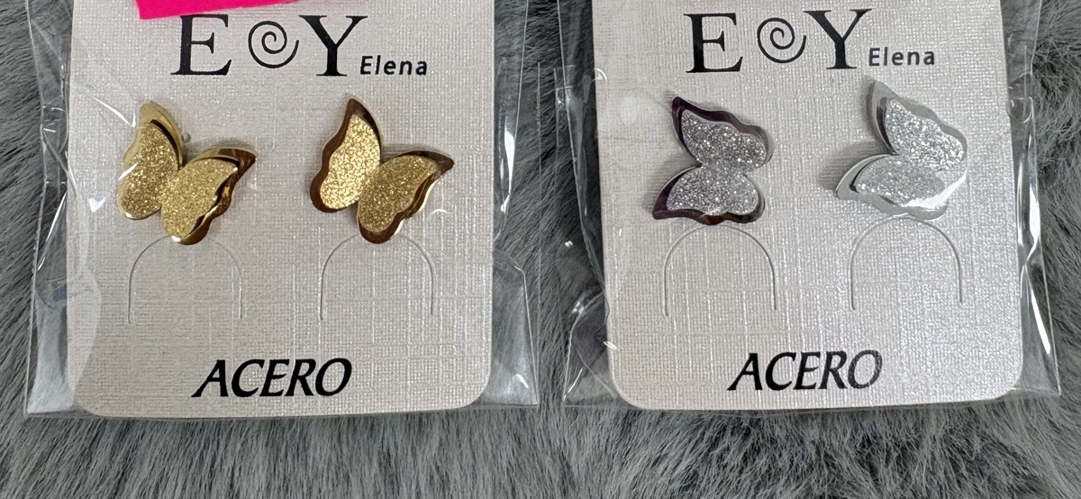 PENDIENTE MARIPOSA