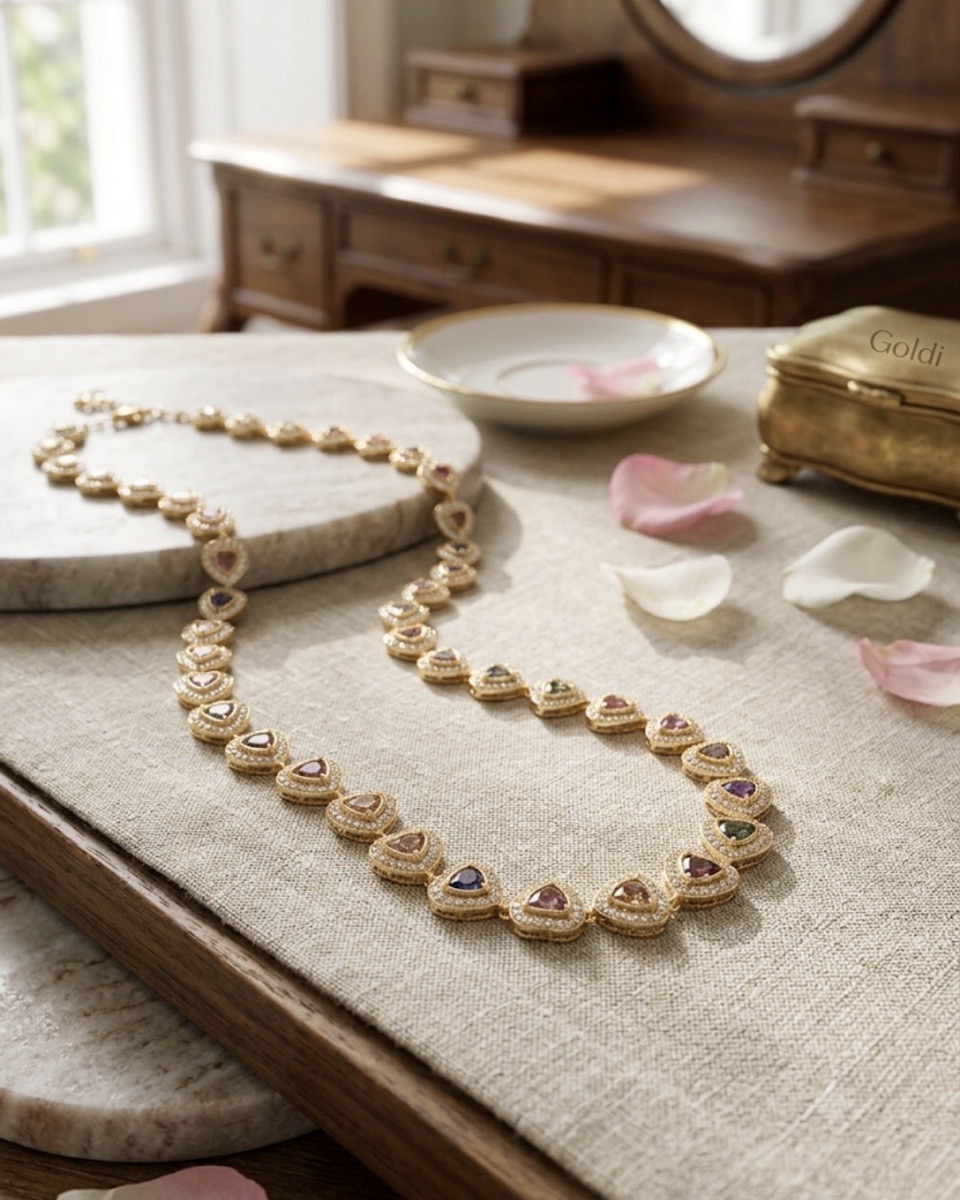 COLLAR SWAROVSKI CORAZON COLORES