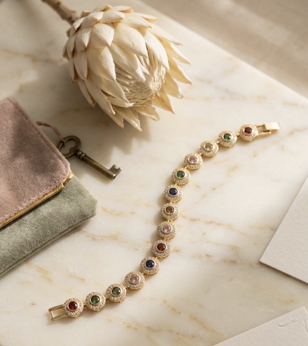 PULSERA SWAROVSKI COLORES