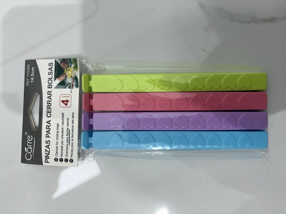PINZAS PARA CERRAR BOLSAS