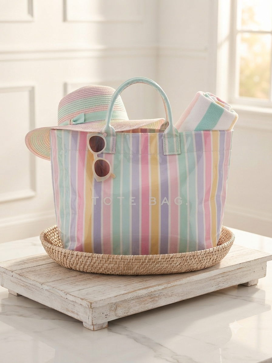BOLSO TOTE RAYAS