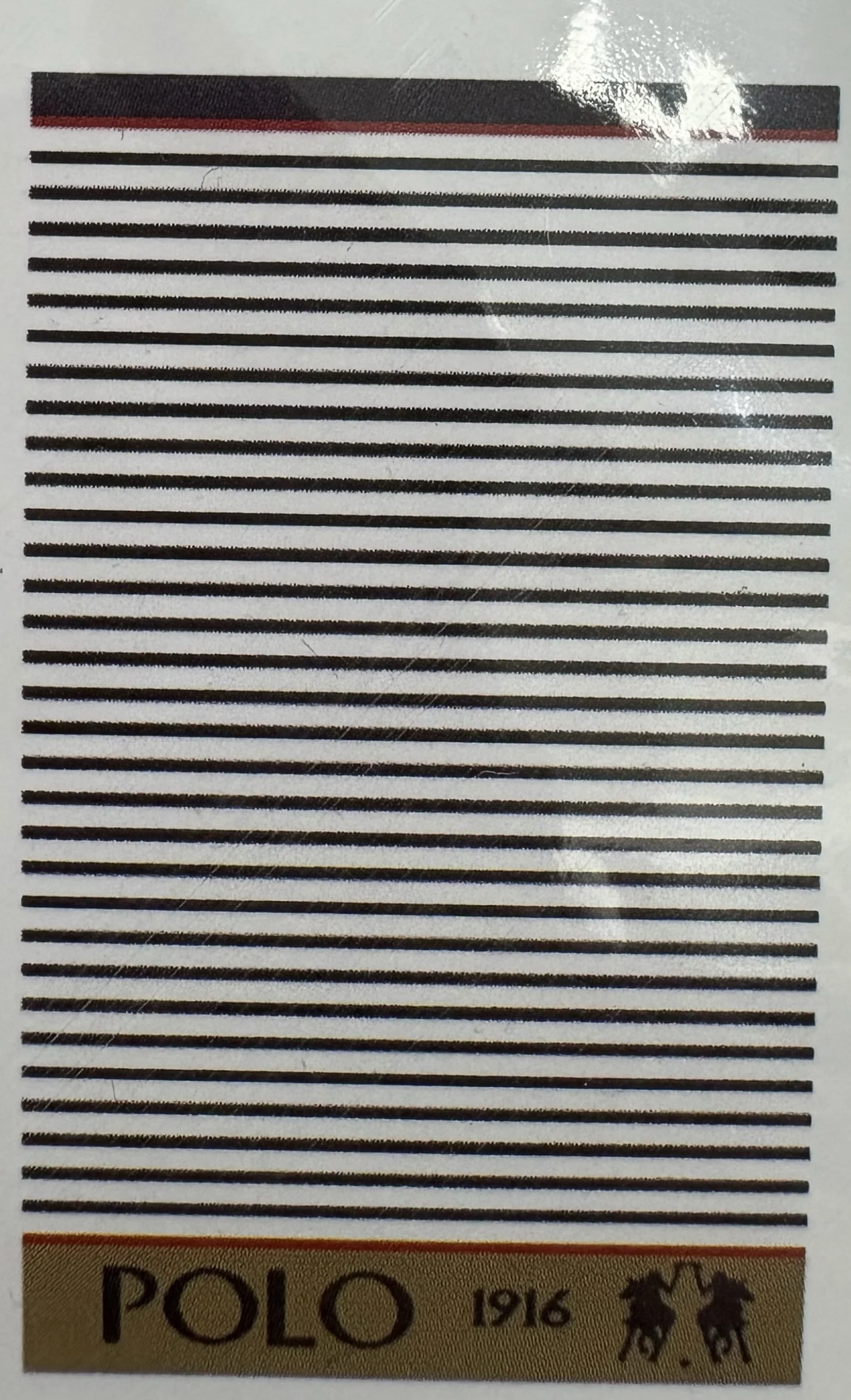 TOALLA POLO RAYAS AZUL