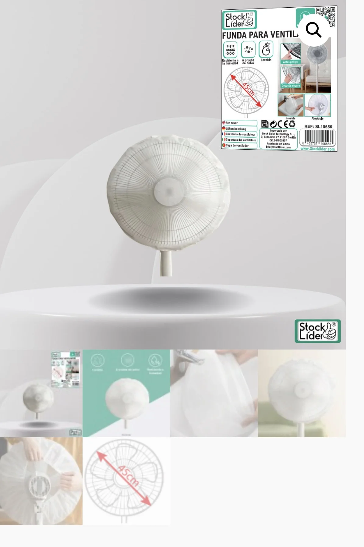 FUNDA PARA VENTILADOR