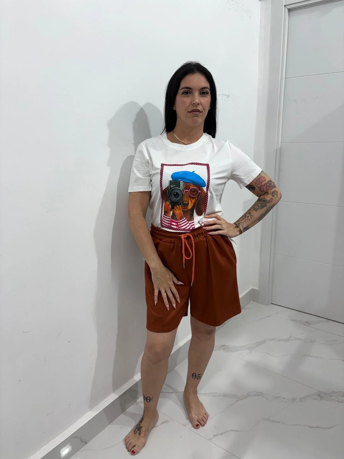 CAMISETA PERRO CÁMARA